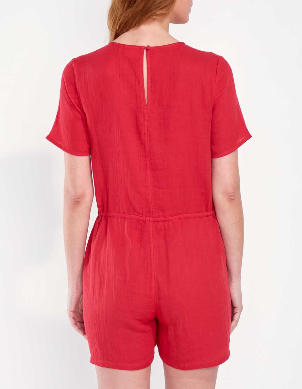 Combi-short gaze de coton WAKABA