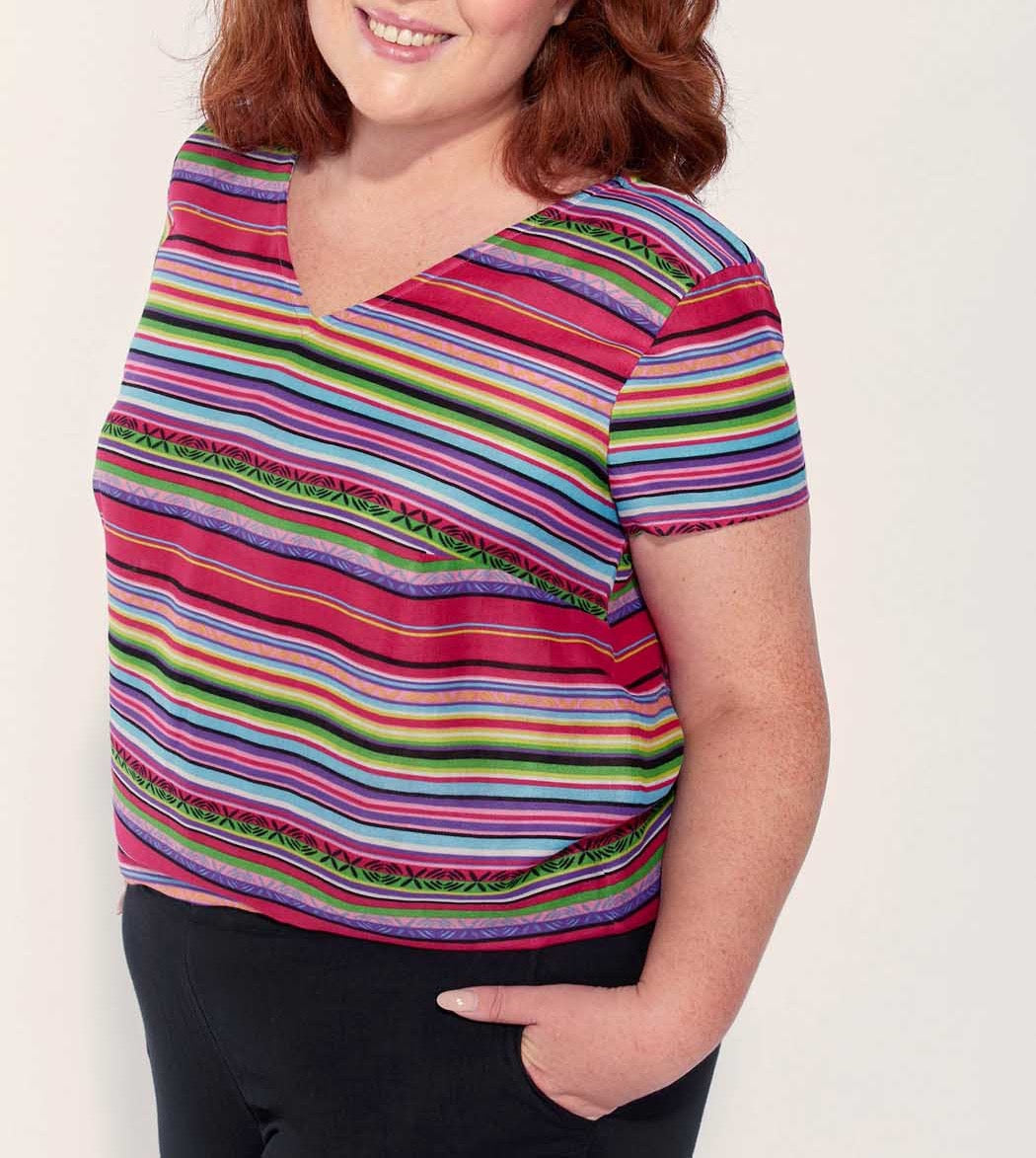 T-shirt coloré gaze de coton ANGELITA