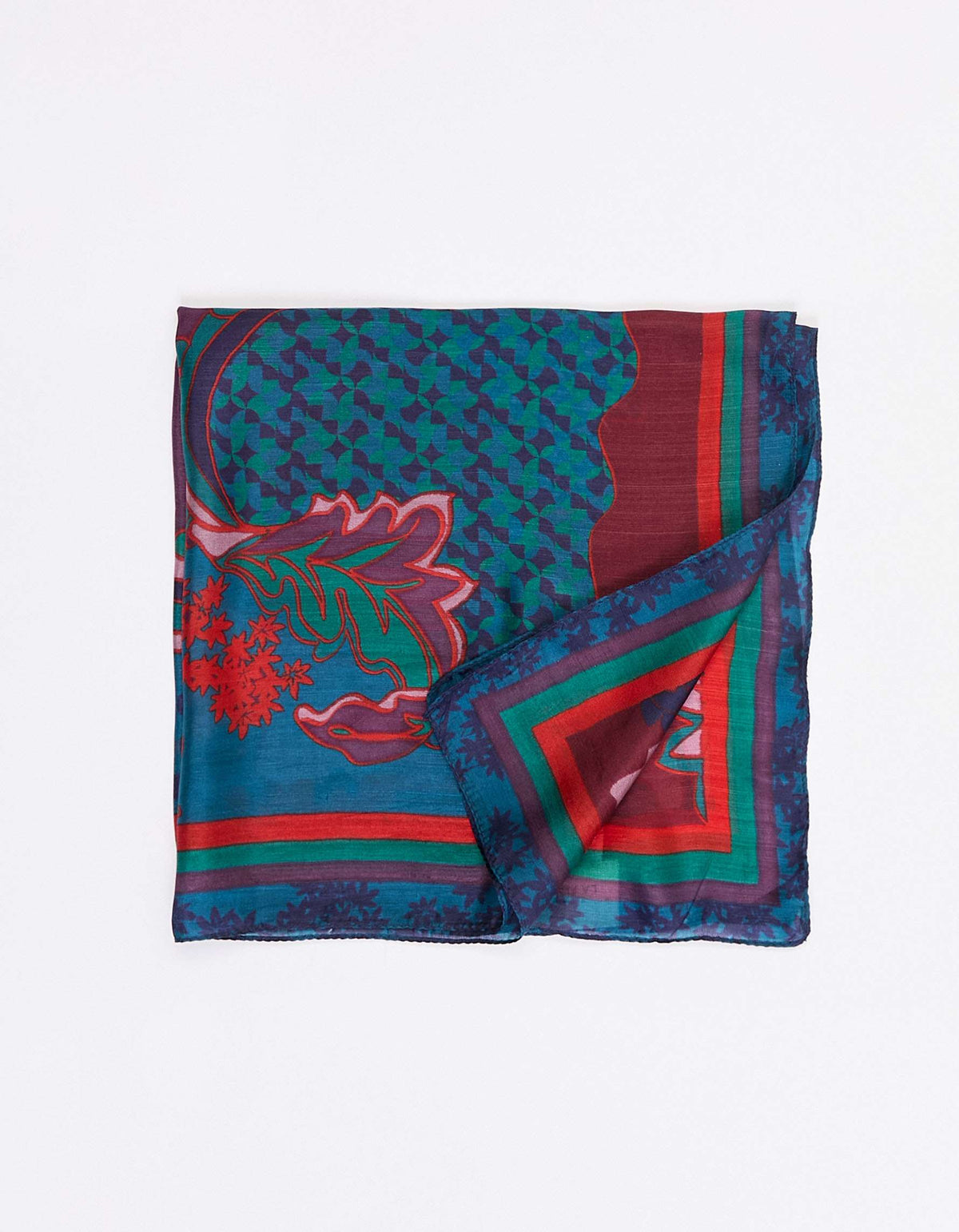 Petit carré de soie imprimé CARRE