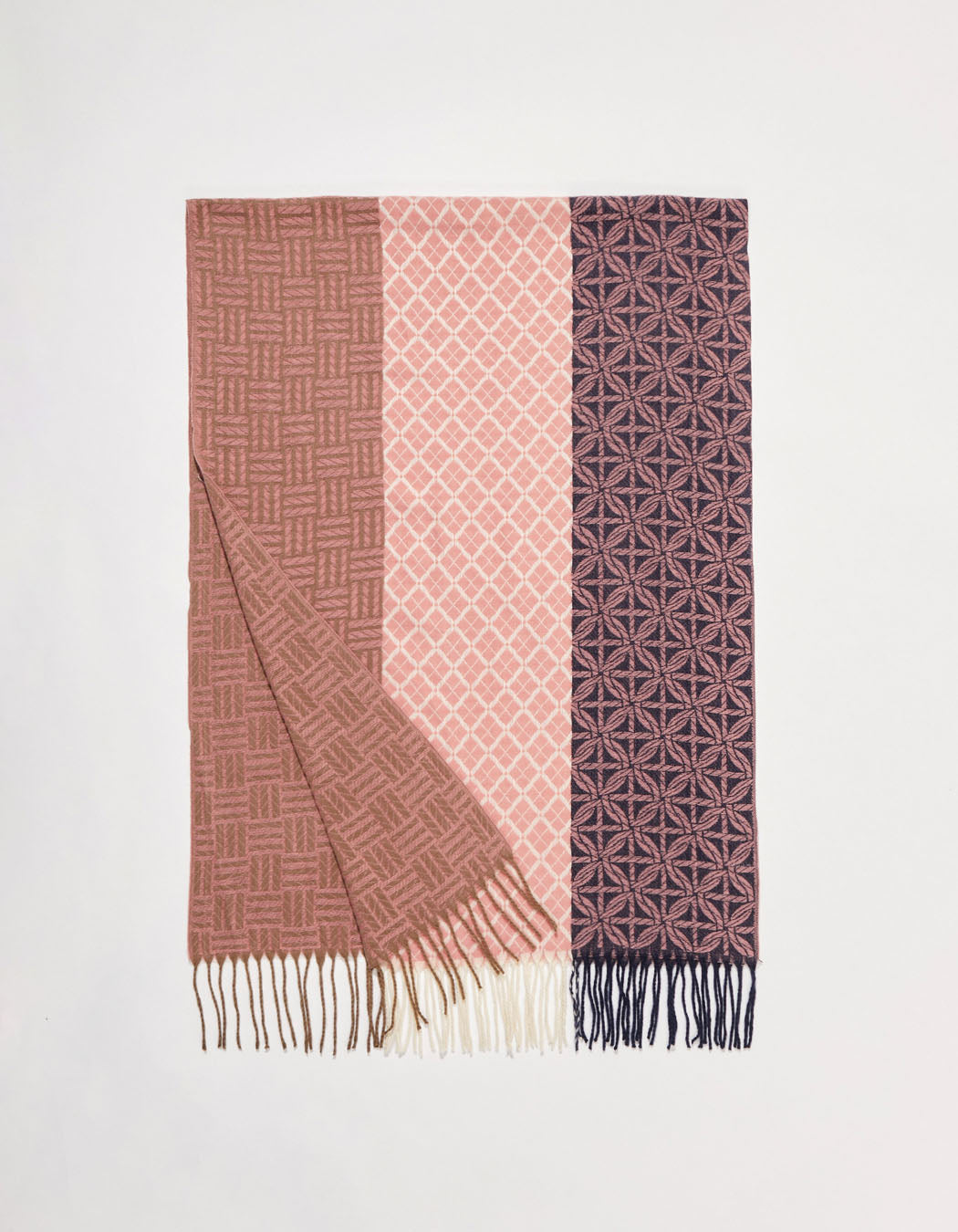 Echarpe en maille motifs CAMIL