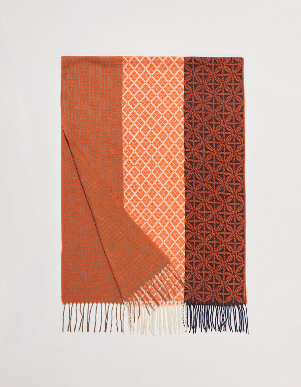 Echarpe en maille motifs CAMIL