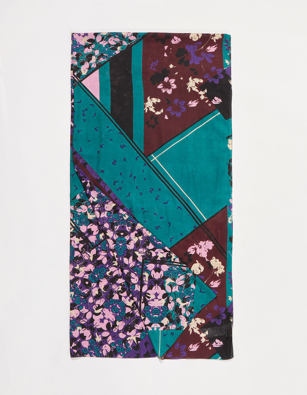 Grande étole fluide imprimée GRIMM