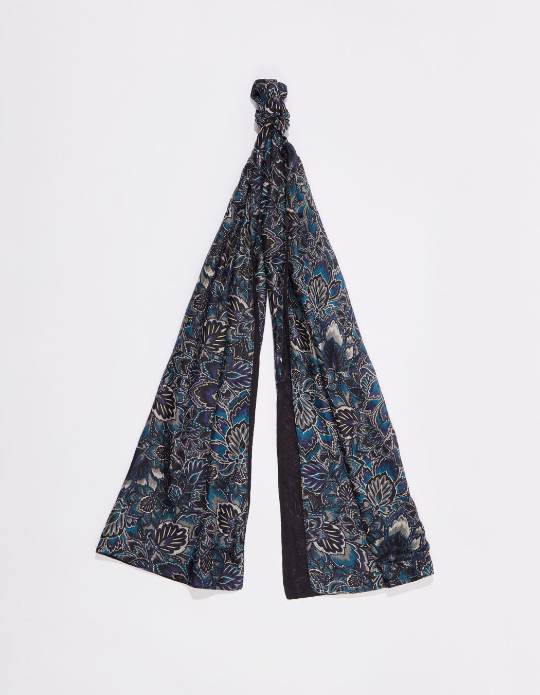 Foulard en soie imprimé doublé SOIE