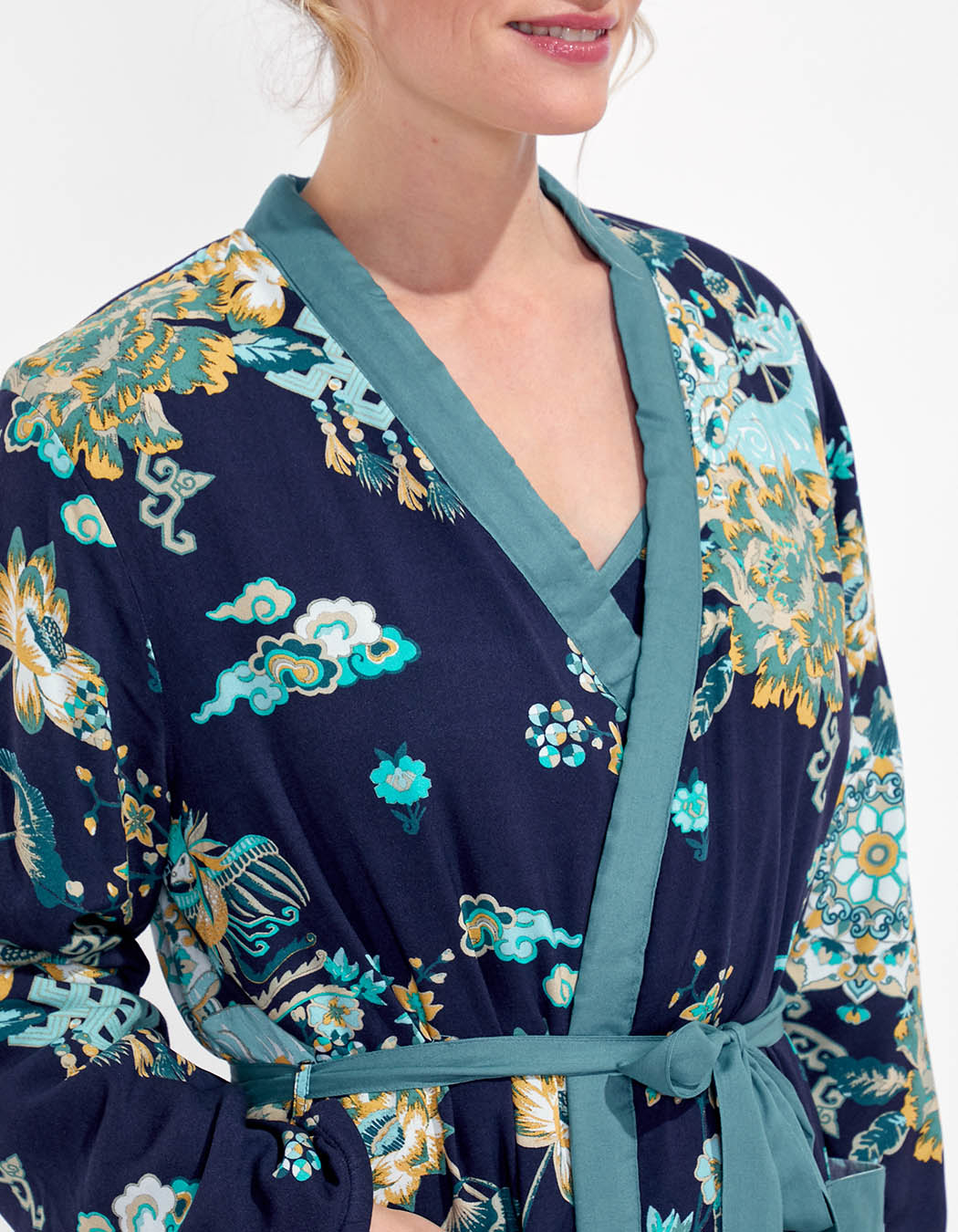 Kimono doublé en fourrure TOUDOU