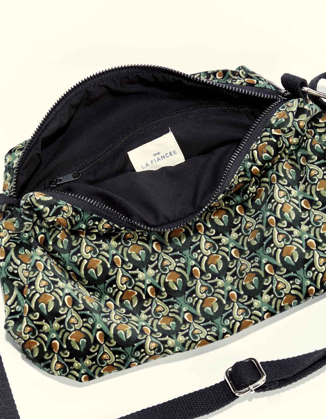 Sac bandoulière velours VIK