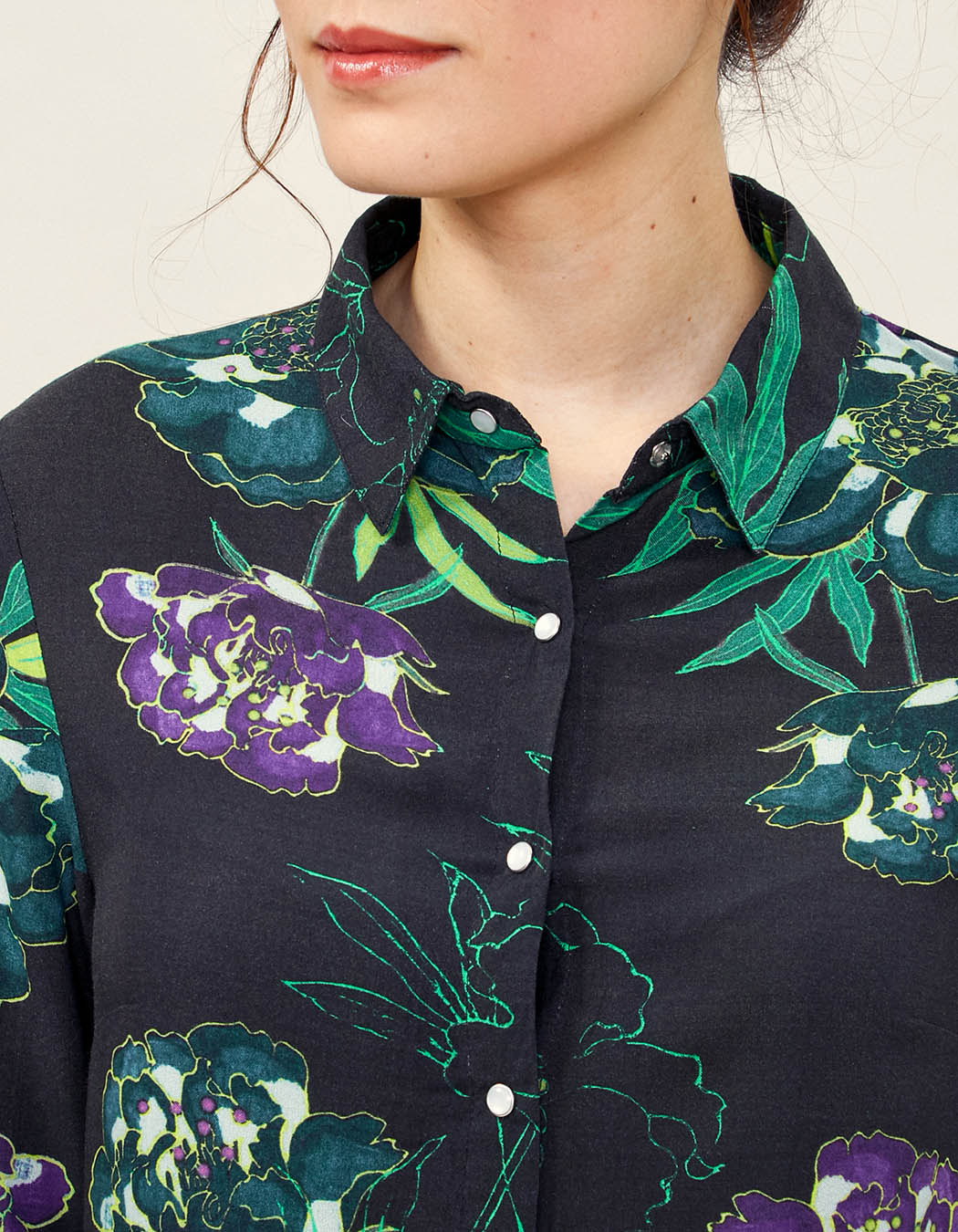 Chemise imprimée fluide FEBY