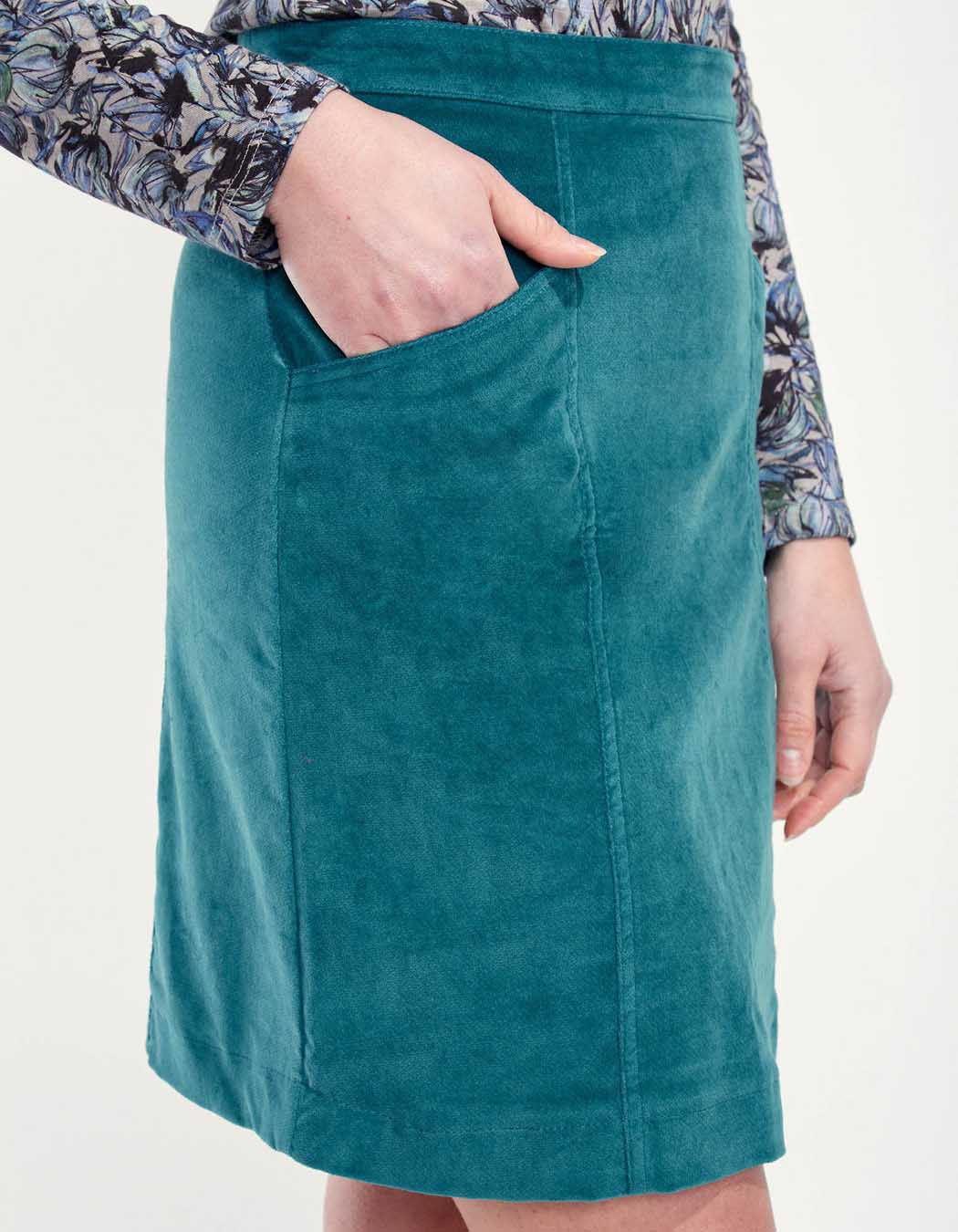 Jupe velours évasée DELHI