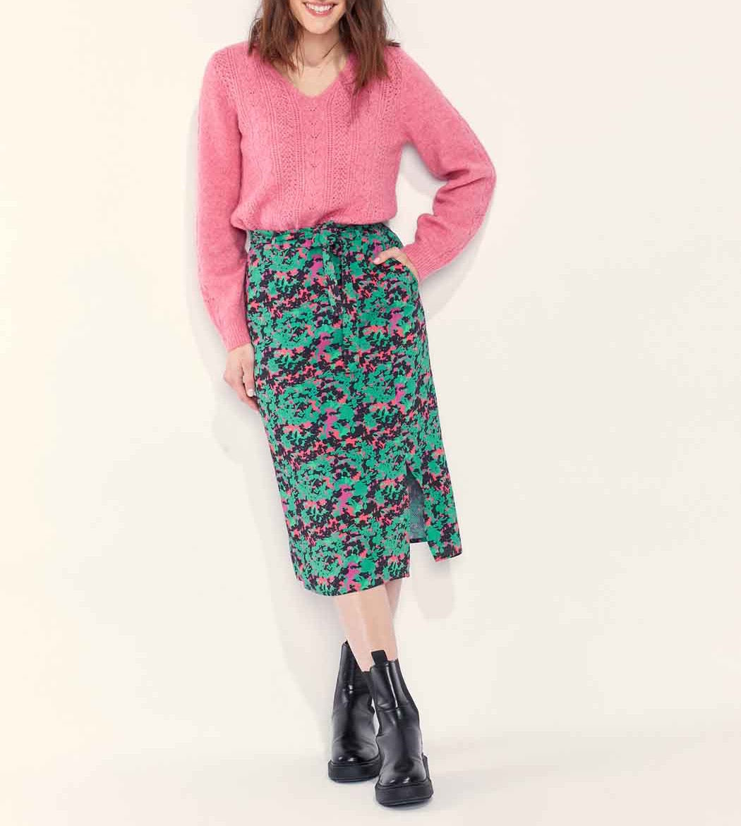 Pull maille fantaisie douillet SANIA