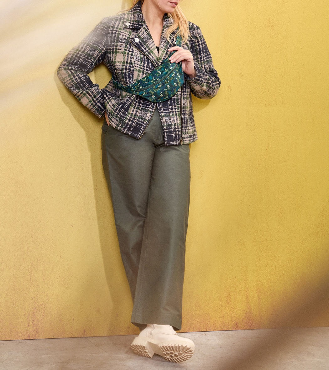 Pantalon large toile de coton bio ERNST
