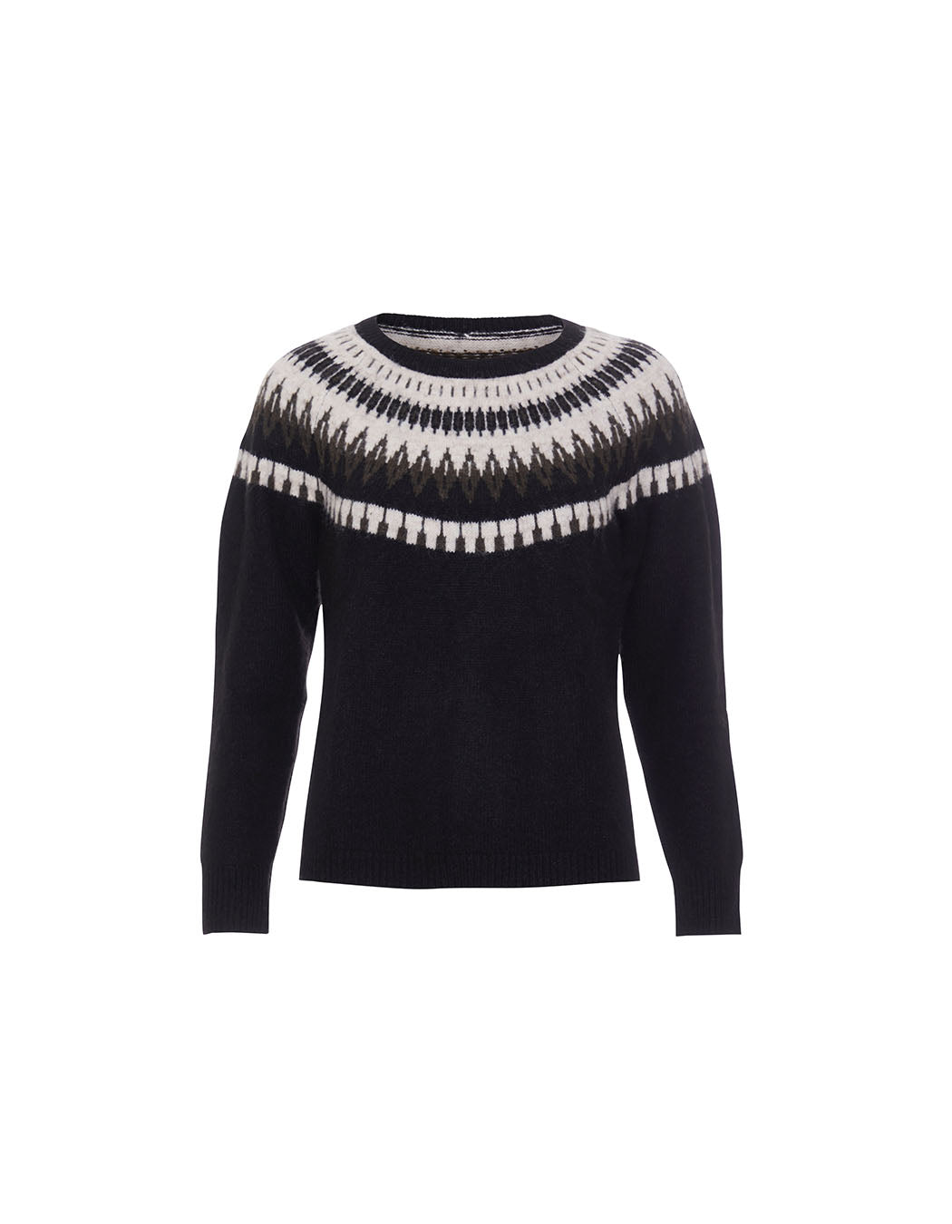 Pull jacquard coupe droite FROST