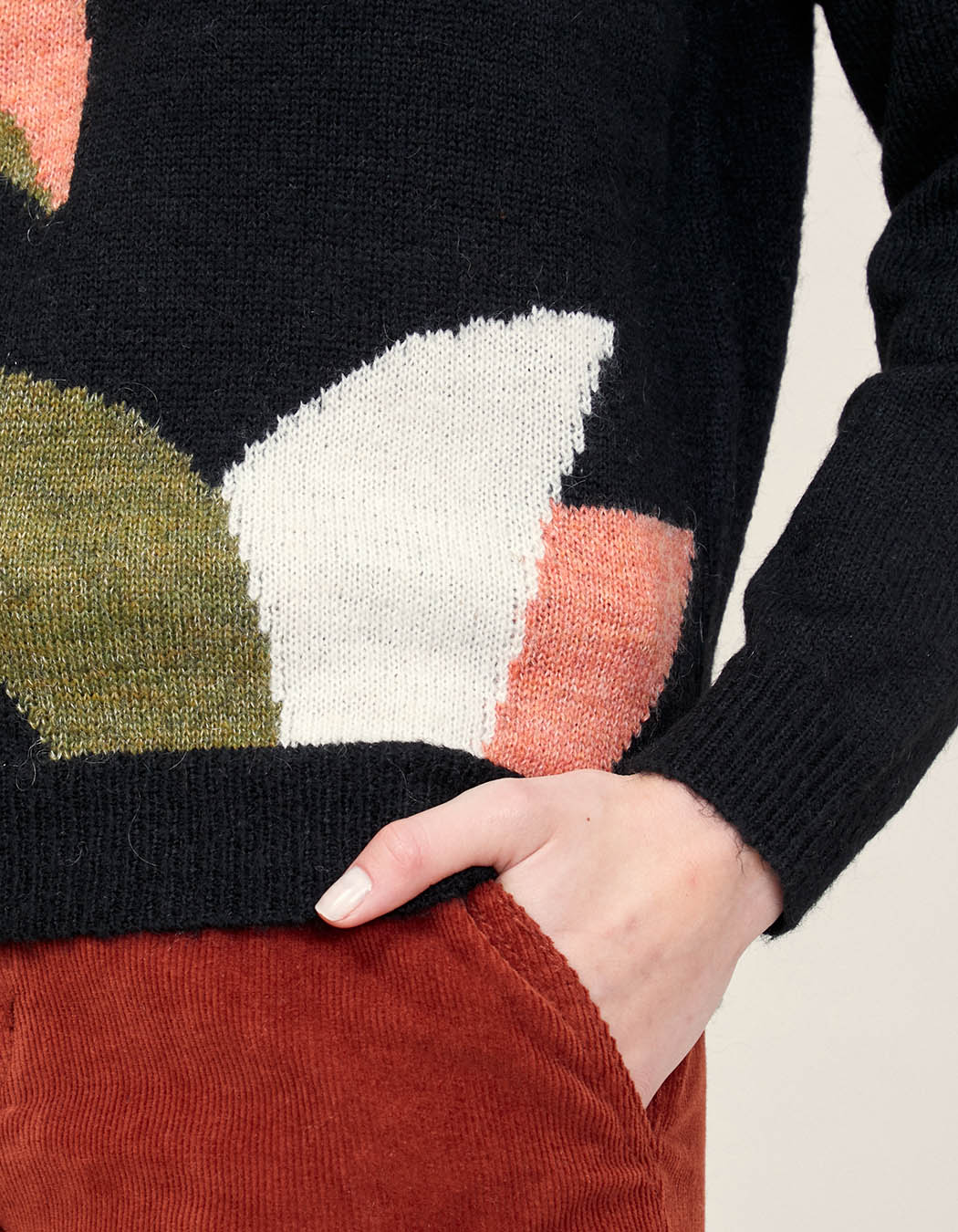 Pull maille à motif TOKAI