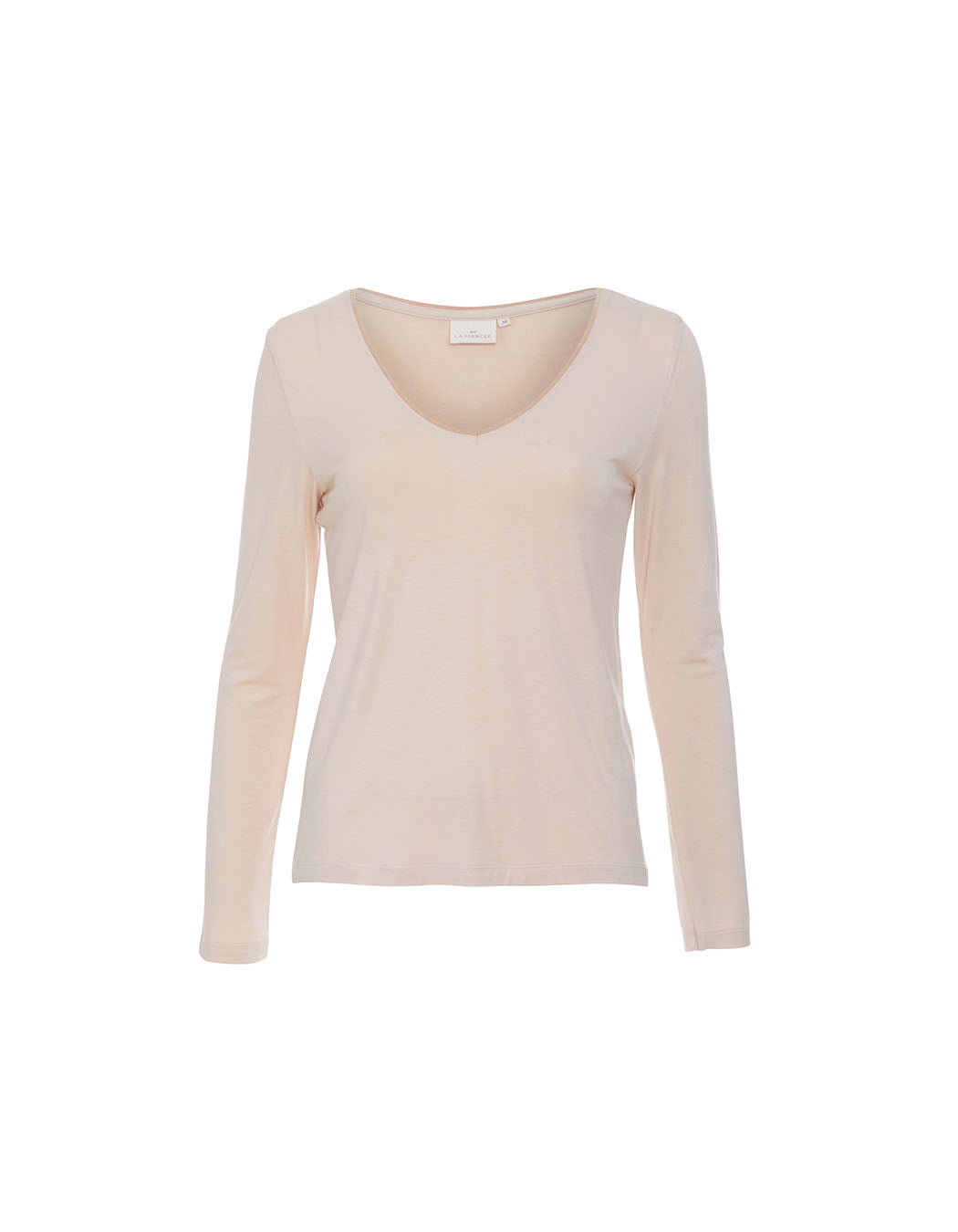 T-shirt fluide col v uni JAIPUR