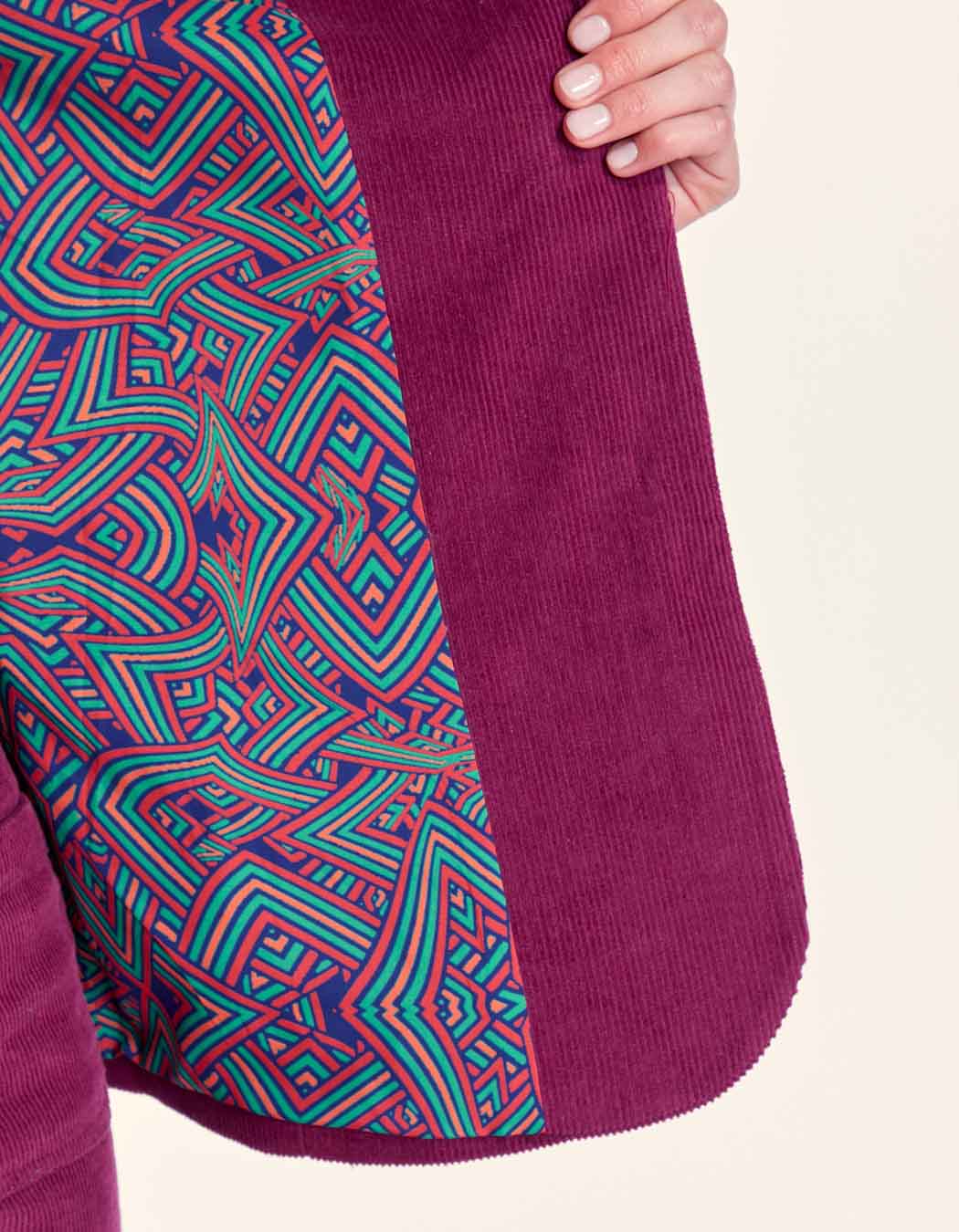 Veste blazer velours uni ETAWA