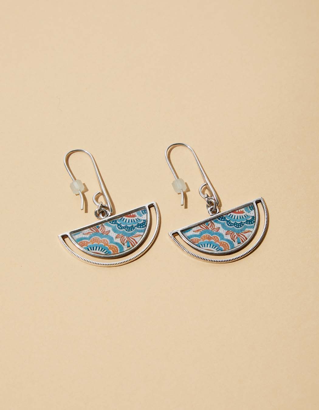 Boucles d'oreilles demi-lune Naiades