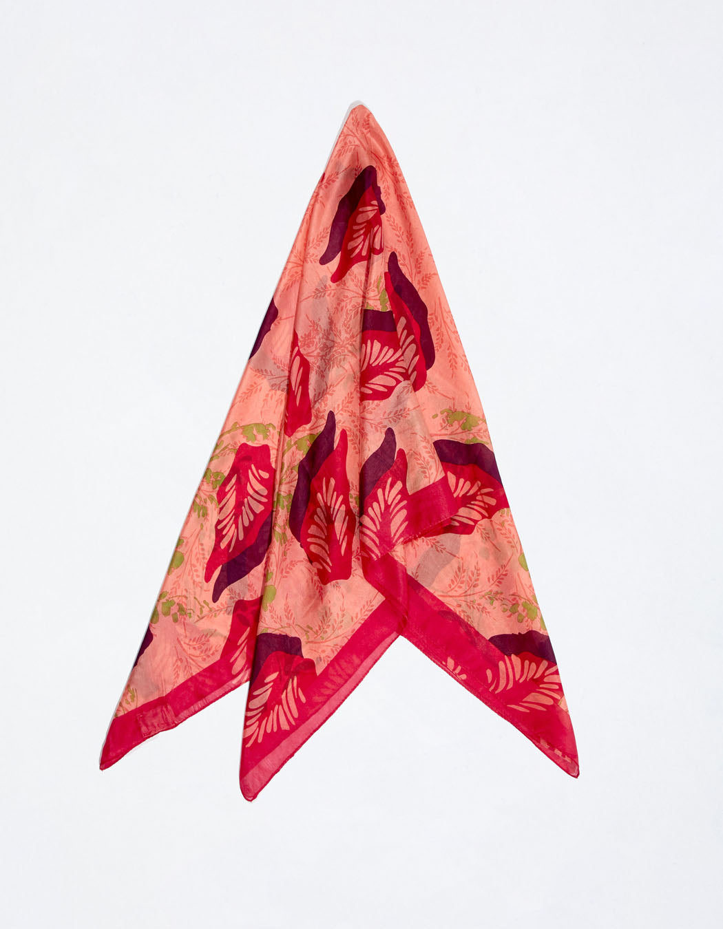 Foulard en soie imprimé