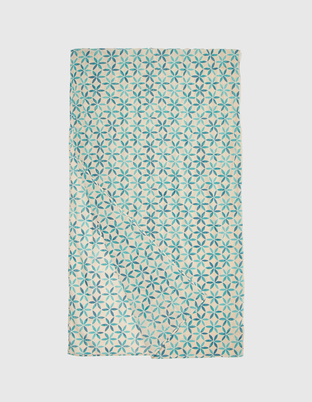 Foulard imprimé voile de coton bio LAVANDI