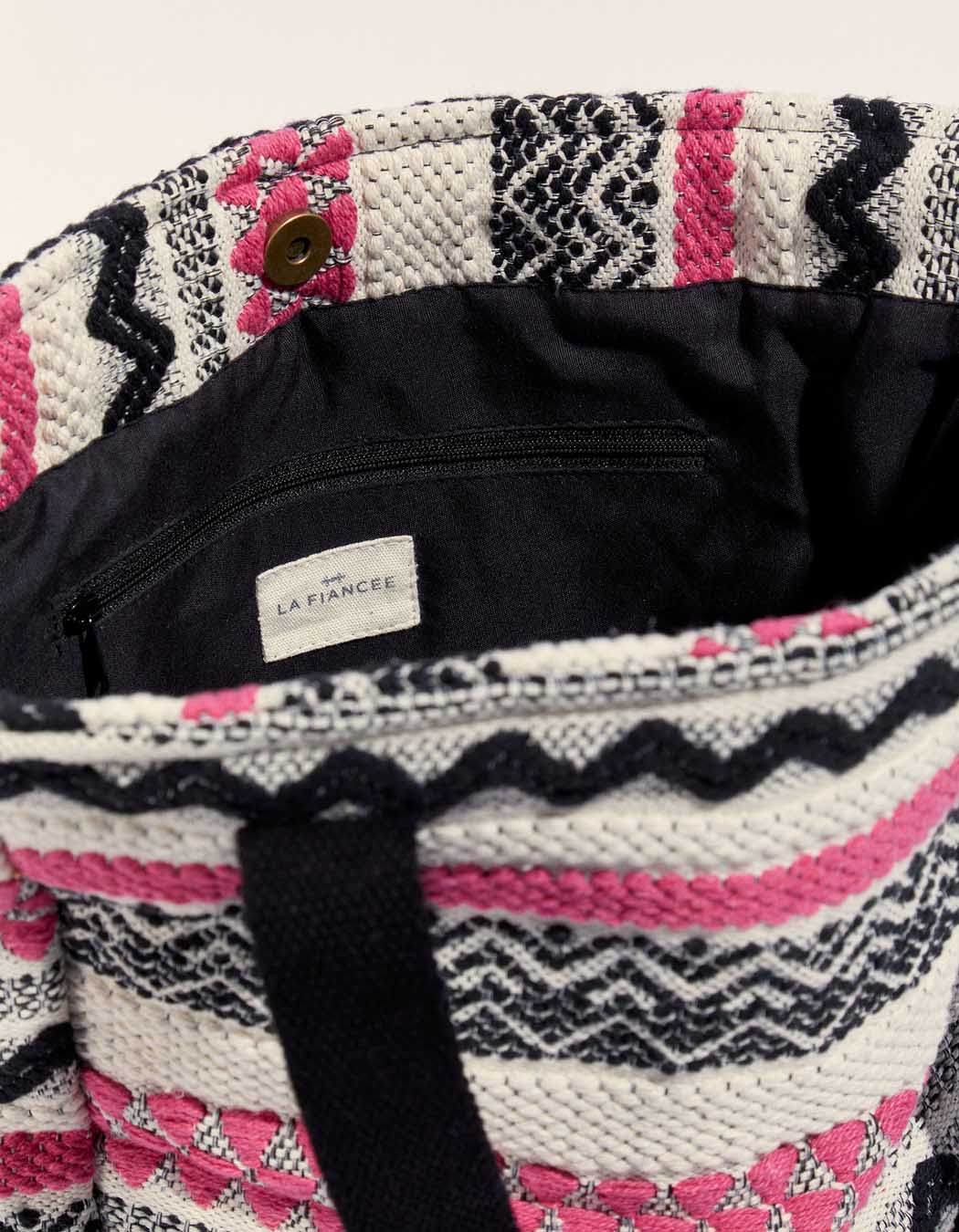 Sac cabas en coton fantaisie LUCIA