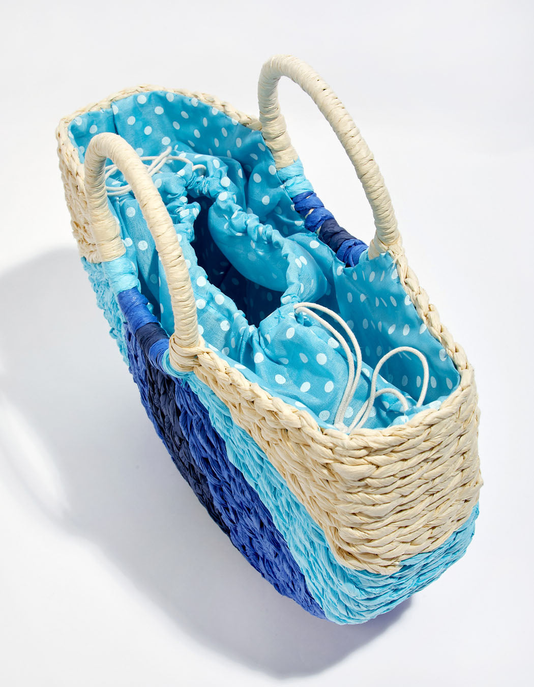 Panier tissé imprimé JOZANA