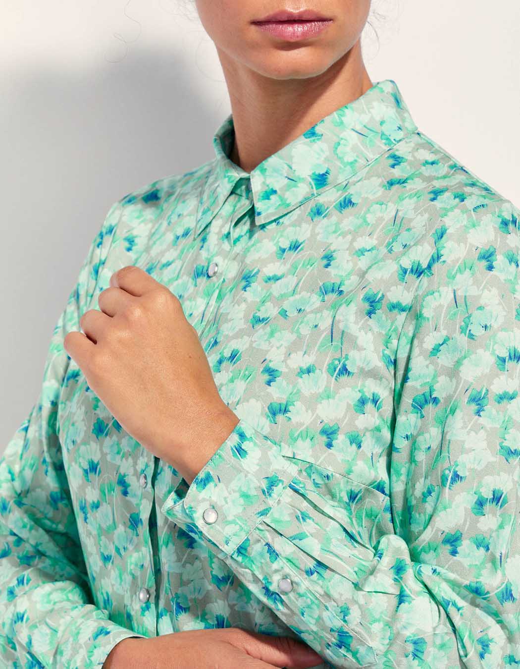 Chemise fluide imprimée Ecovero FEBY