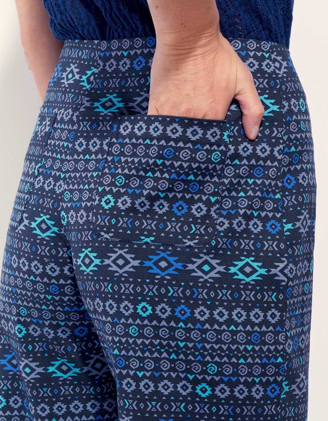 Pantalon droit large coton ATALIA