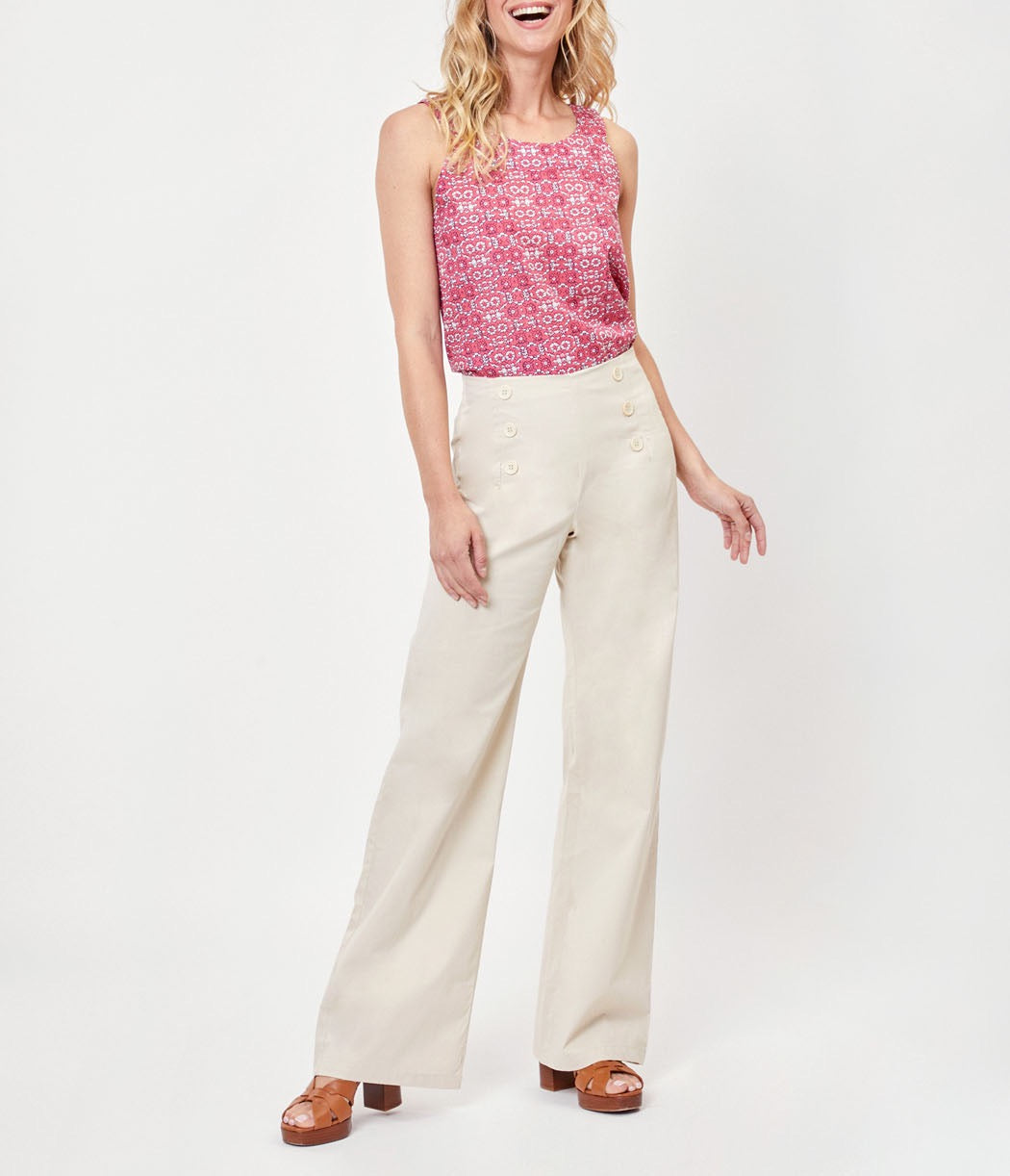 Pantalon ample coton ASLINE