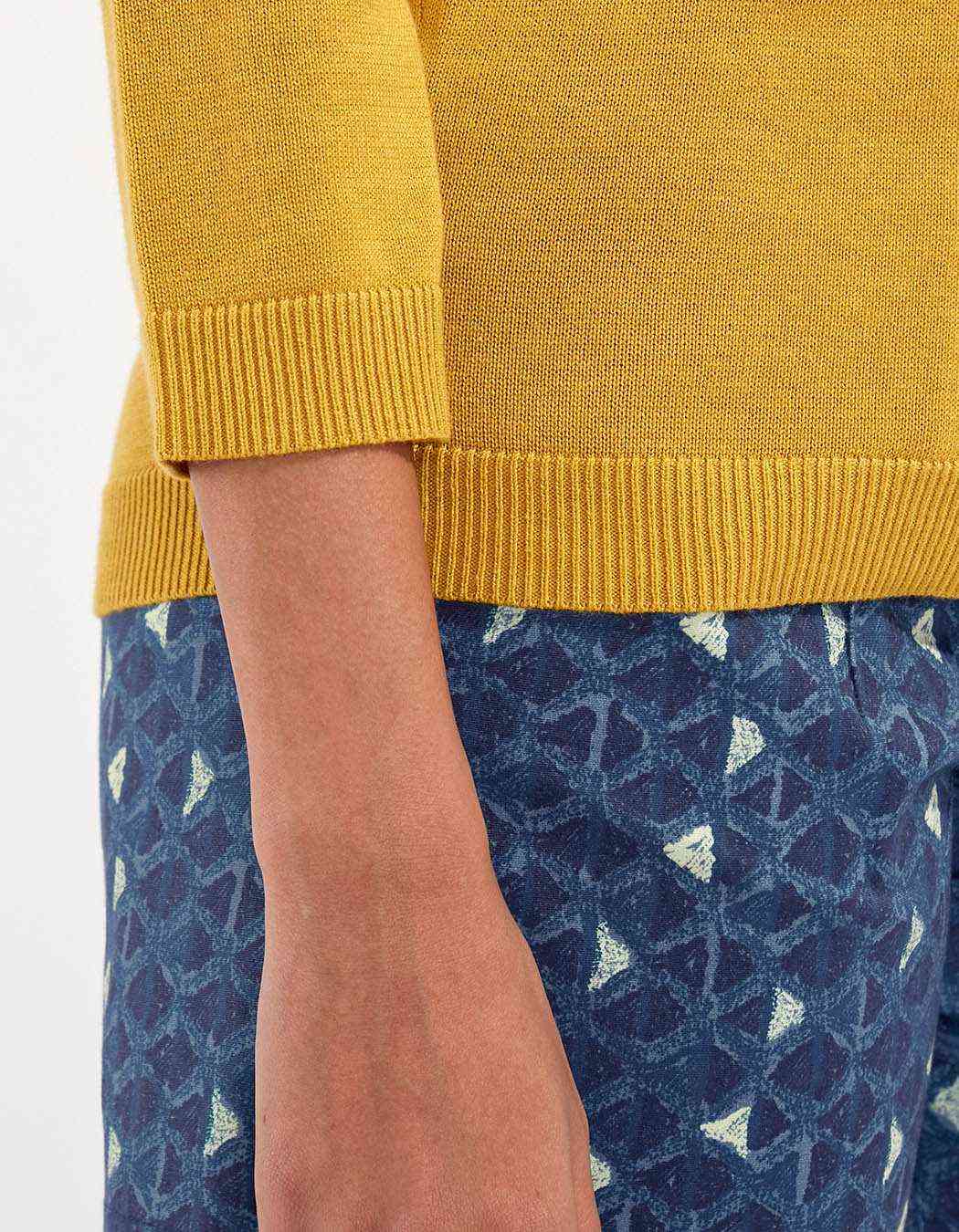 Pull col V maille BARITO