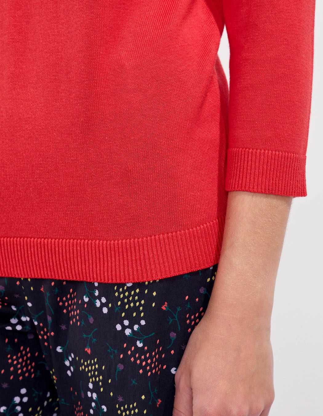 Pull col V maille BARITO
