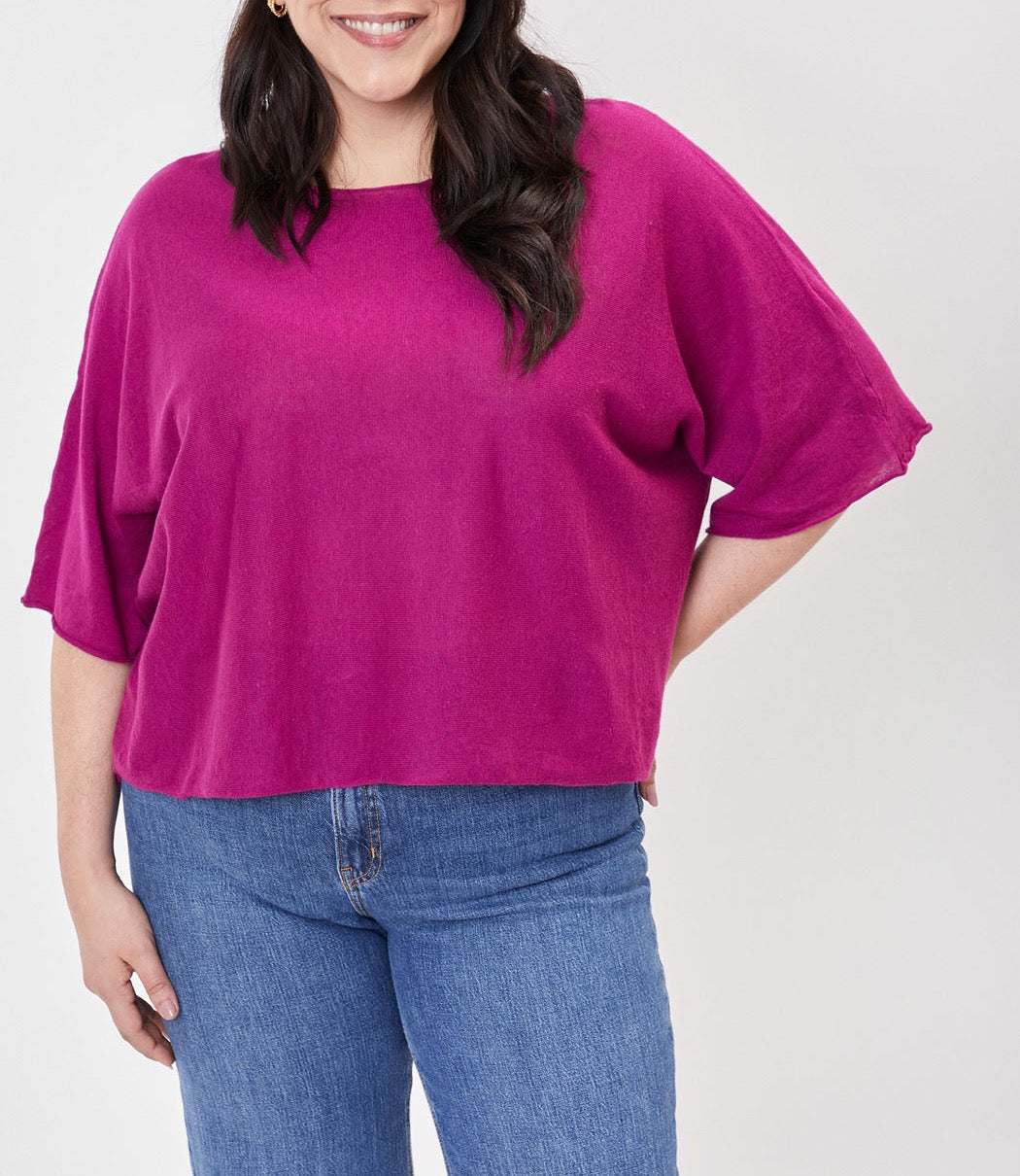Pull oversize maille uni LIMA
