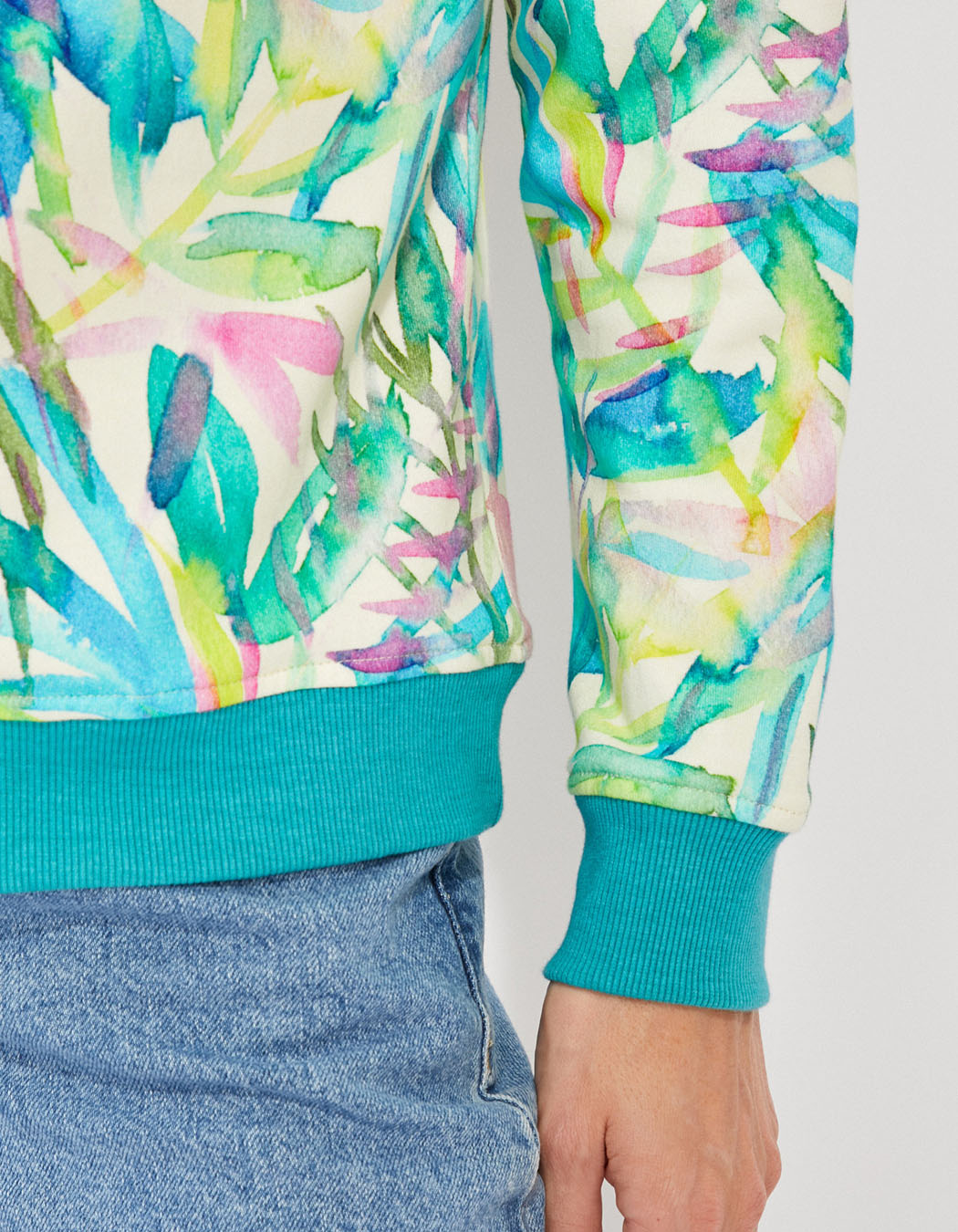 Sweat coton bio imprimé TINGRINE