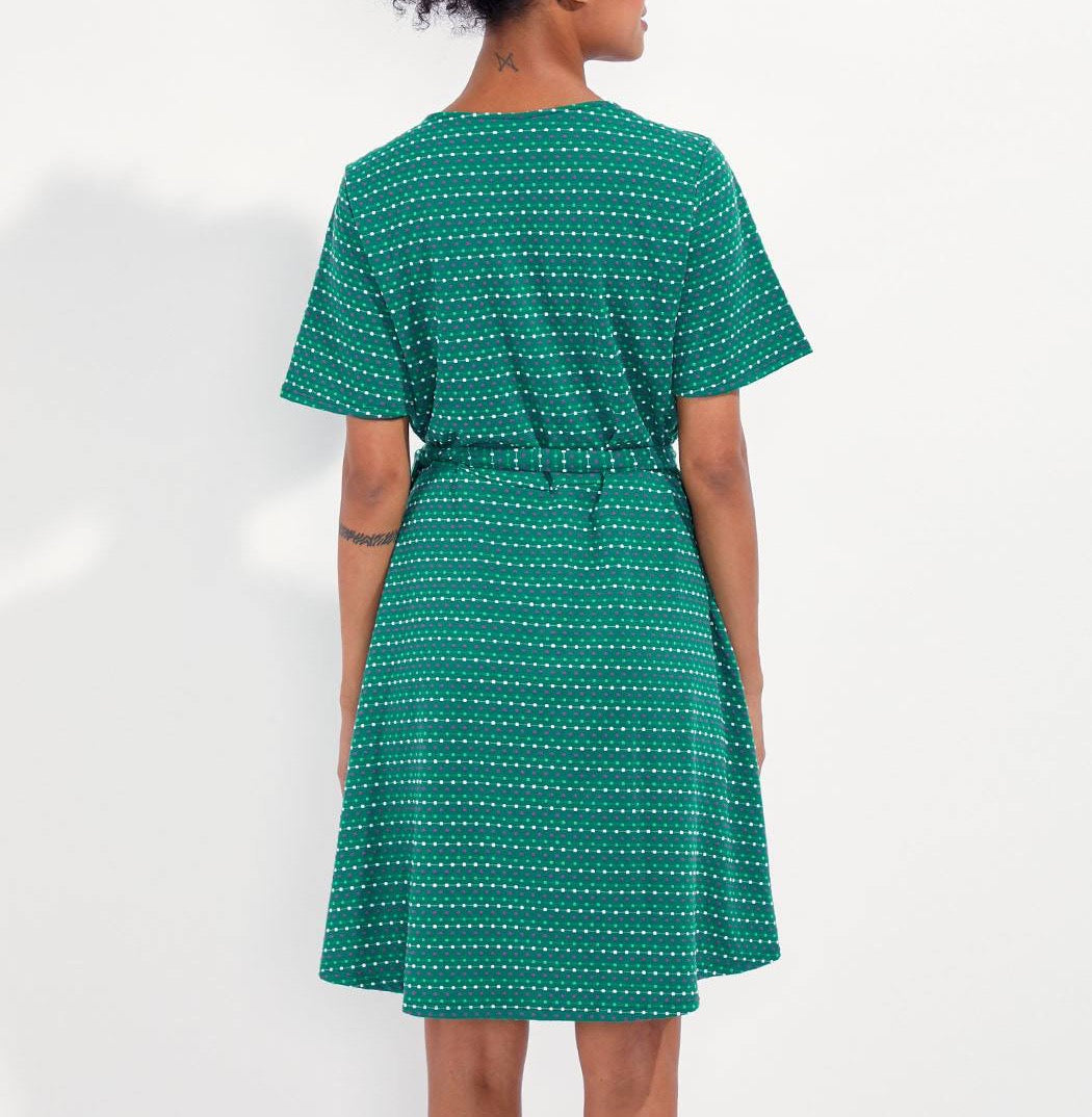 Robe portefeuille imprimée BALI