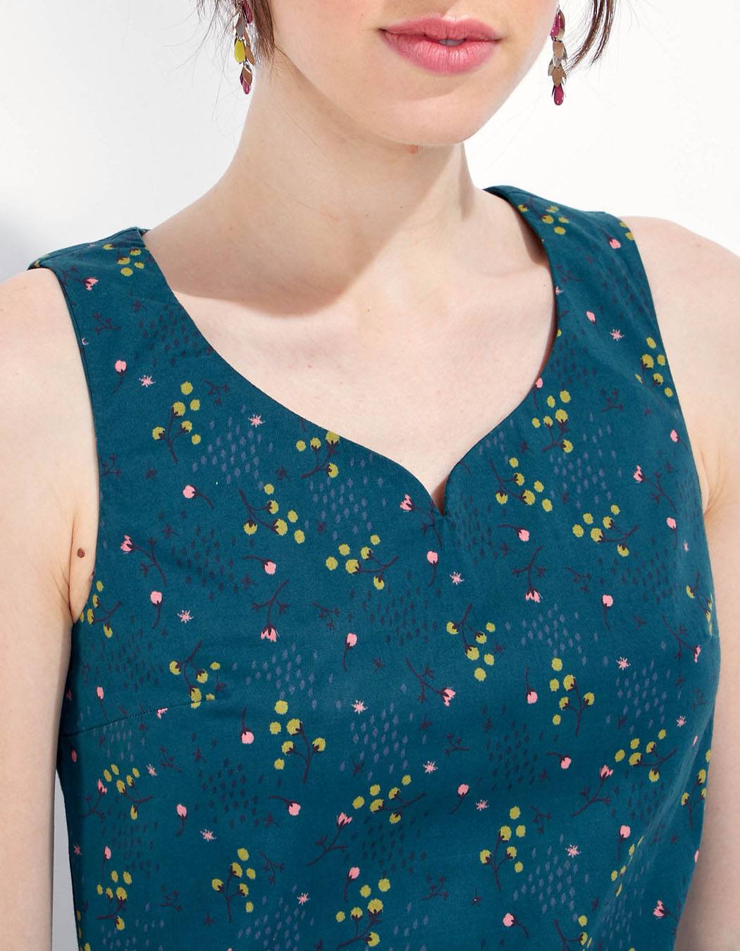 Robe courte imprimée KHADIJA
