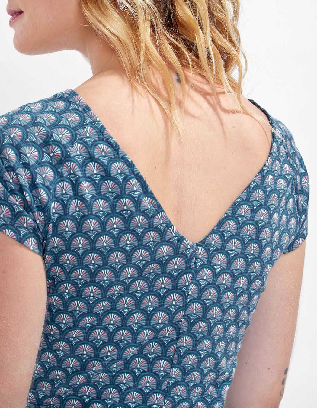 Robe courte imprimée MAJINI