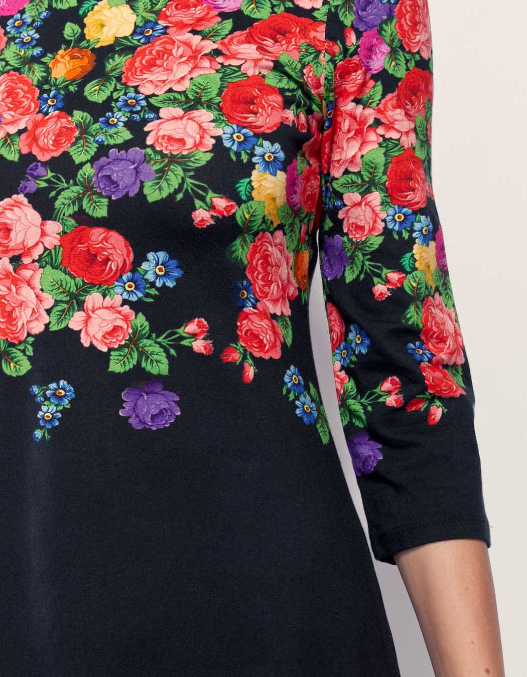 Robe coton bio imprimée MIRANDA