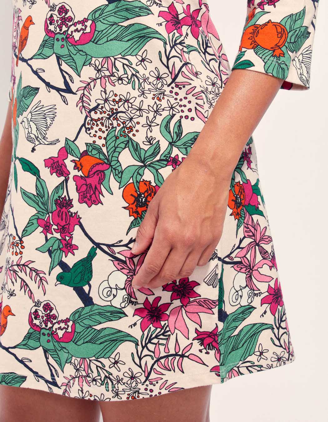 Robe coton bio imprimée MIRANDA