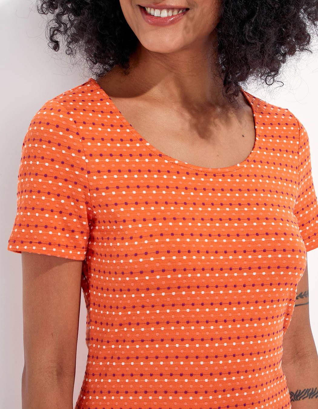 Robe maille imprimée SANTAI