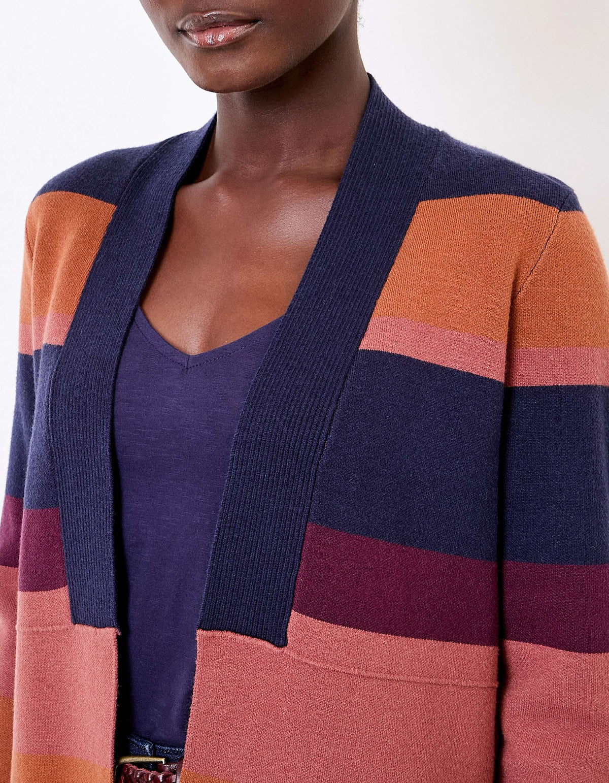Gilet long en maille SACHEON