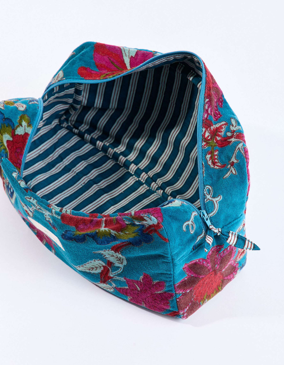 Grande pochette en velours KARUNI