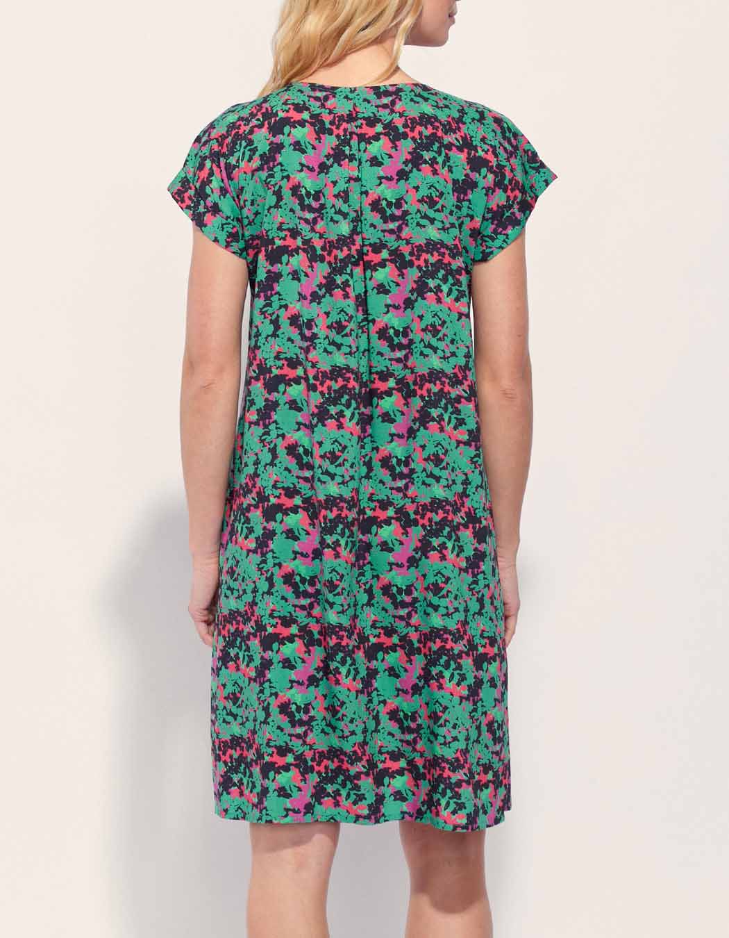Robe imprimée fluide évasée TATOUINE