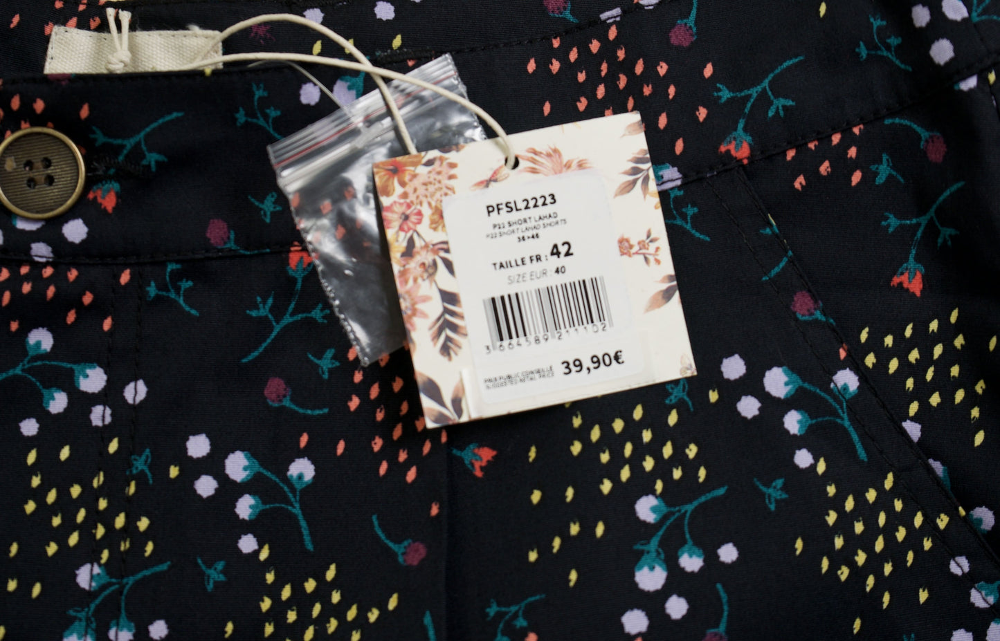 Short coton imprimé LAHAD