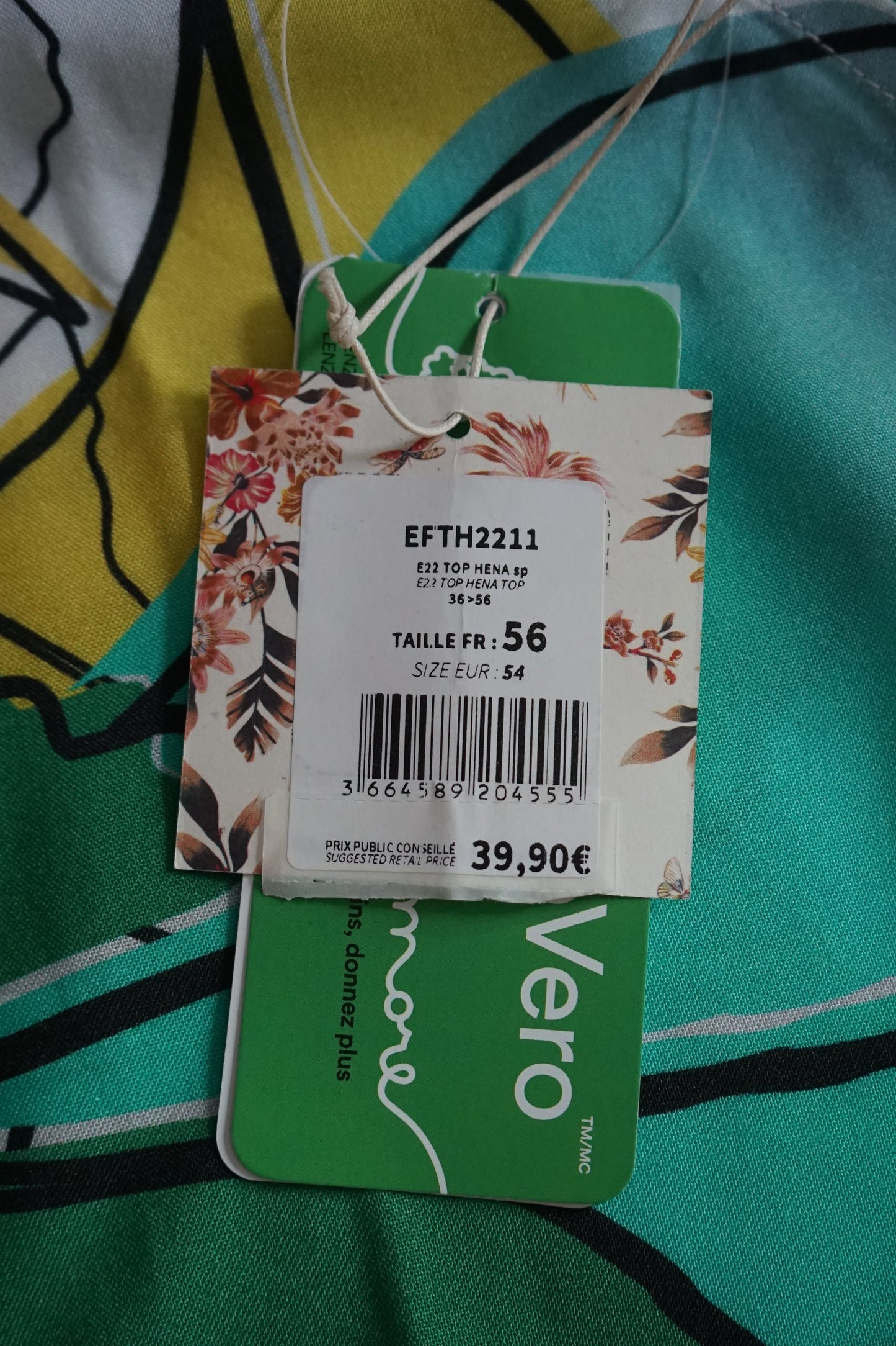 Blouse sans manches imprimée HENA