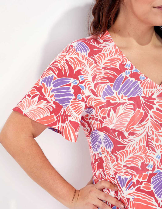 Robe fluide imprimée BINTOU