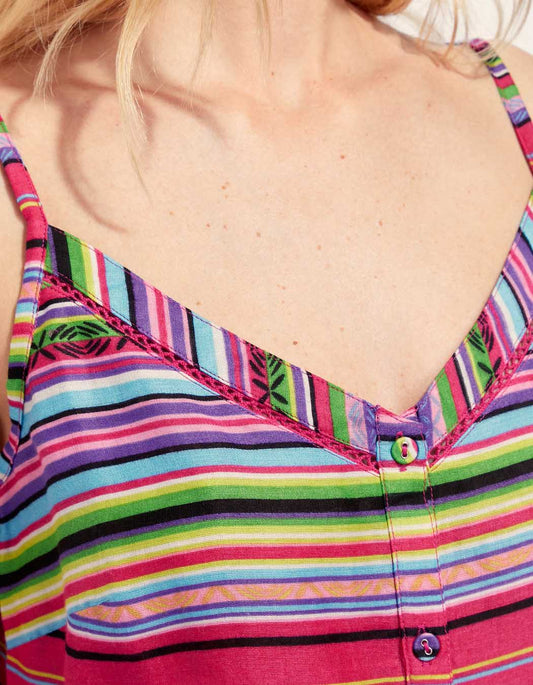 Débardeur fines bretelles imprimé ULANI