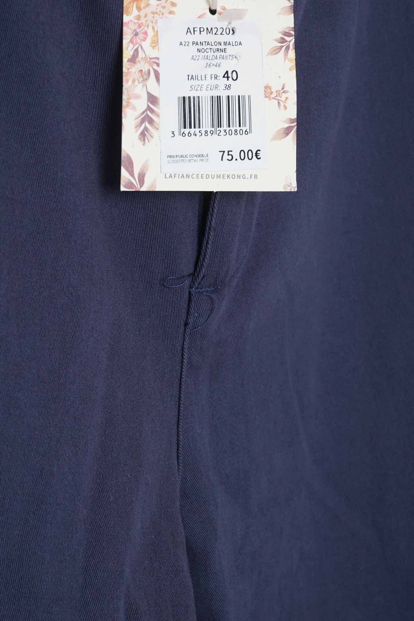 Pantalon chino uni MALDA