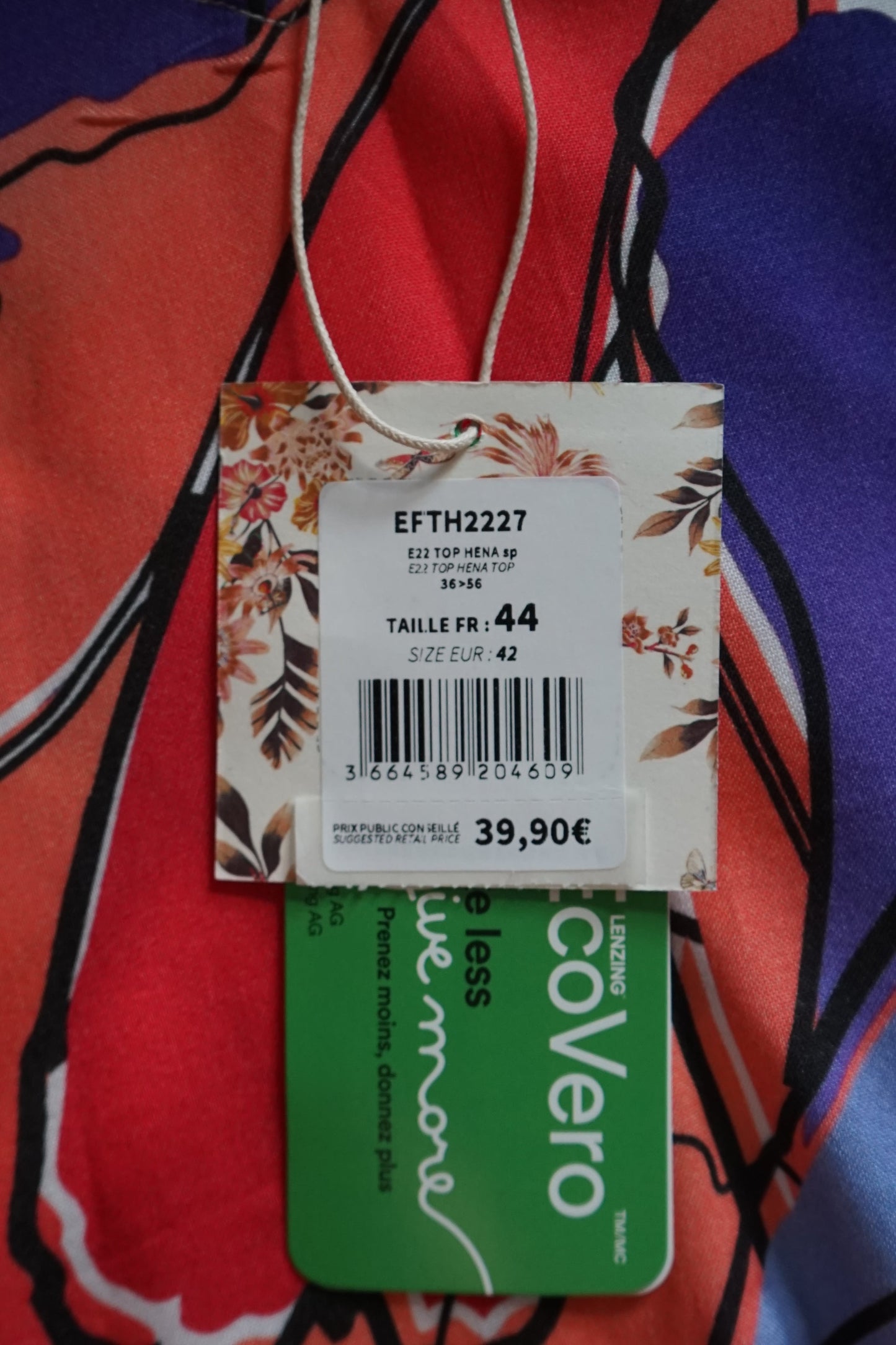 Blouse sans manches imprimée HENA