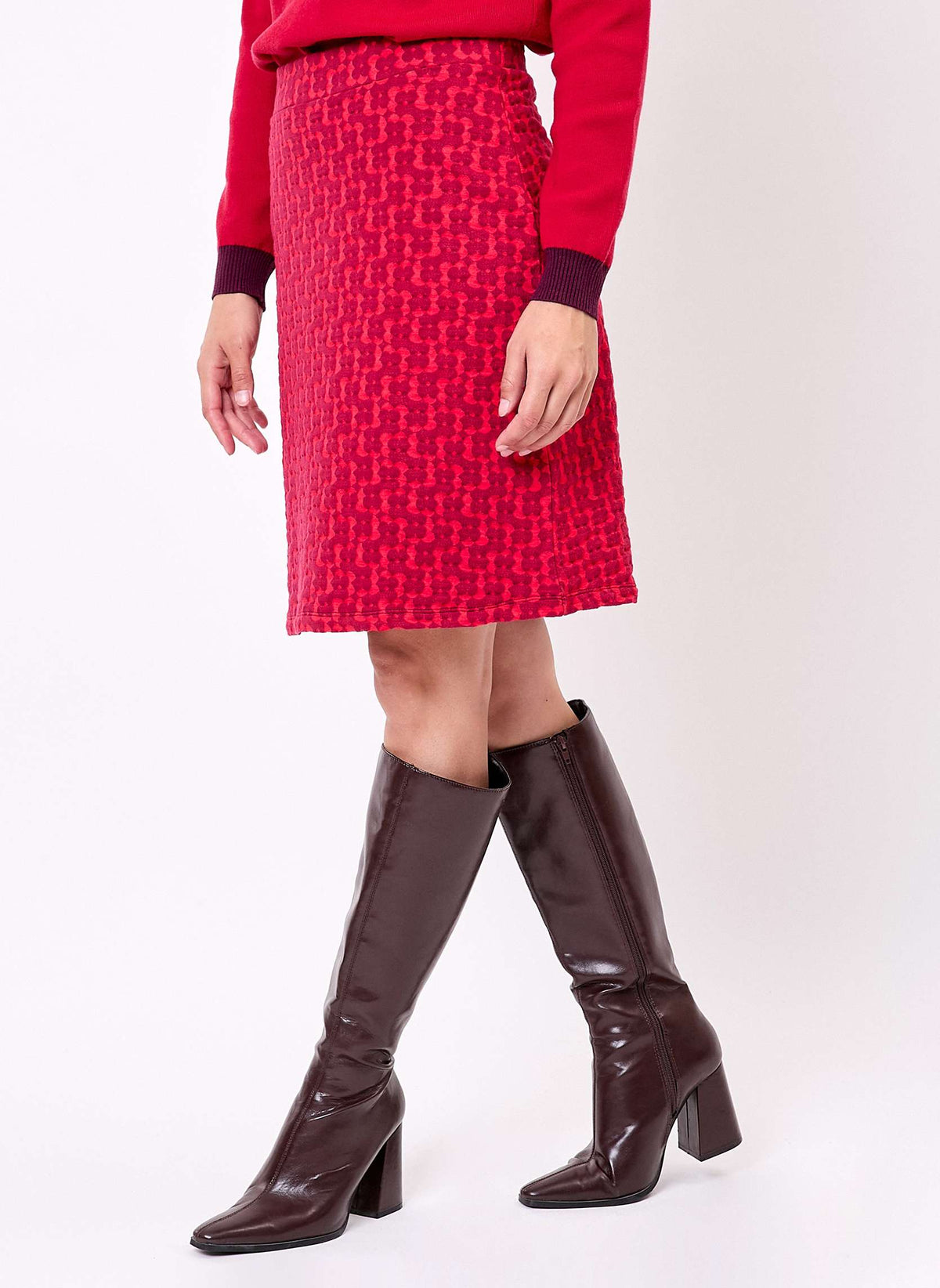 Jupe maille courte bio OLI