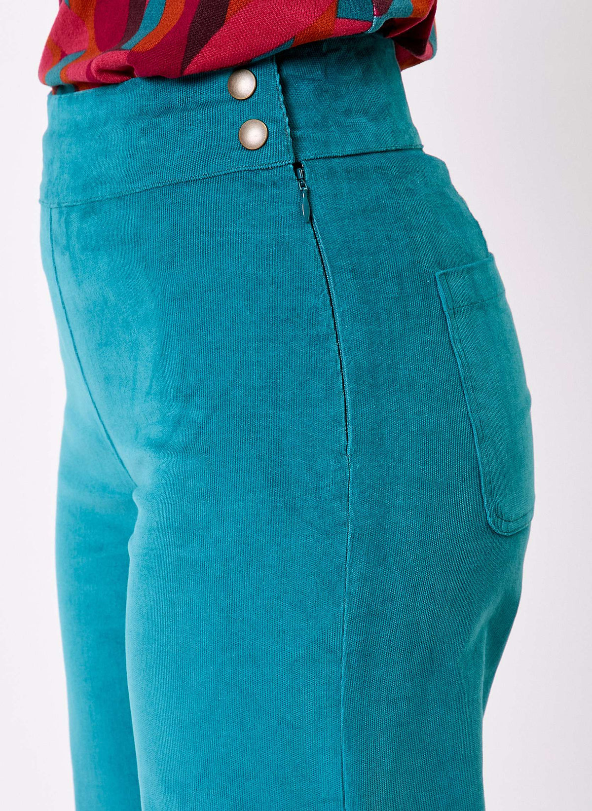 Pantalon droit large velours côtelé bio OSCAR