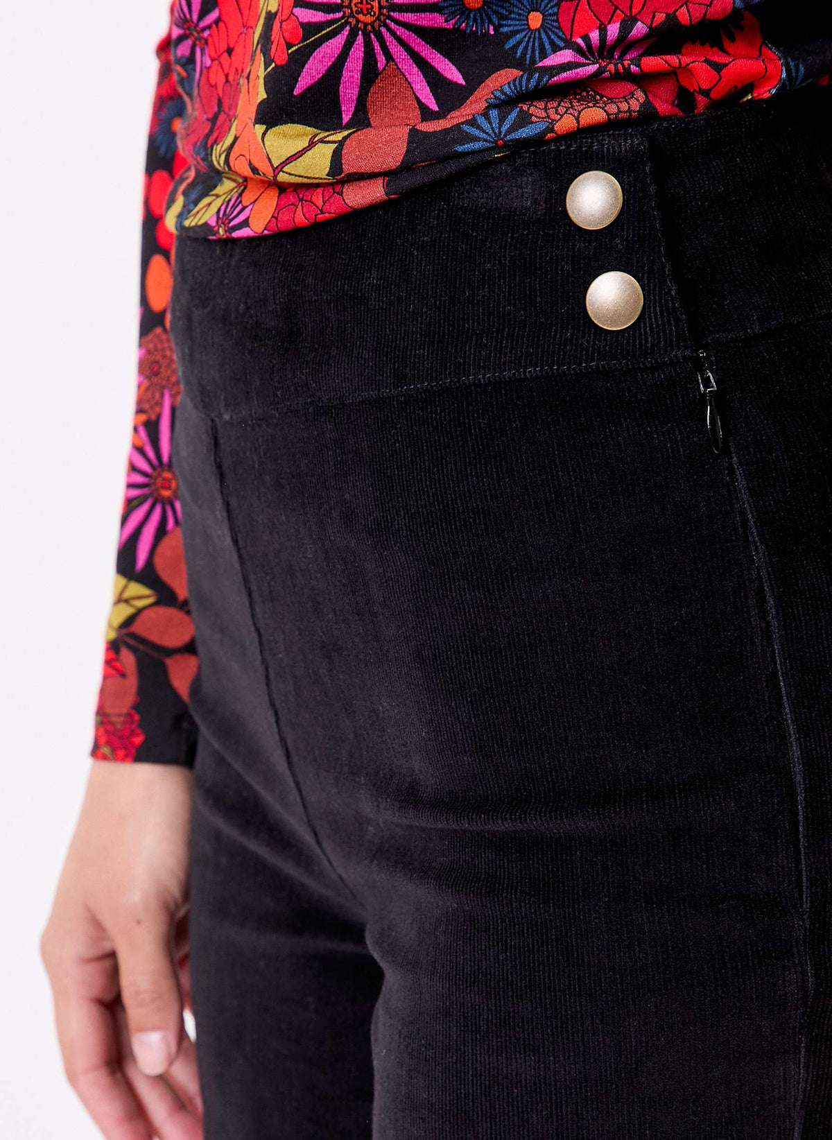 Pantalon droit large velours côtelé bio OSCAR