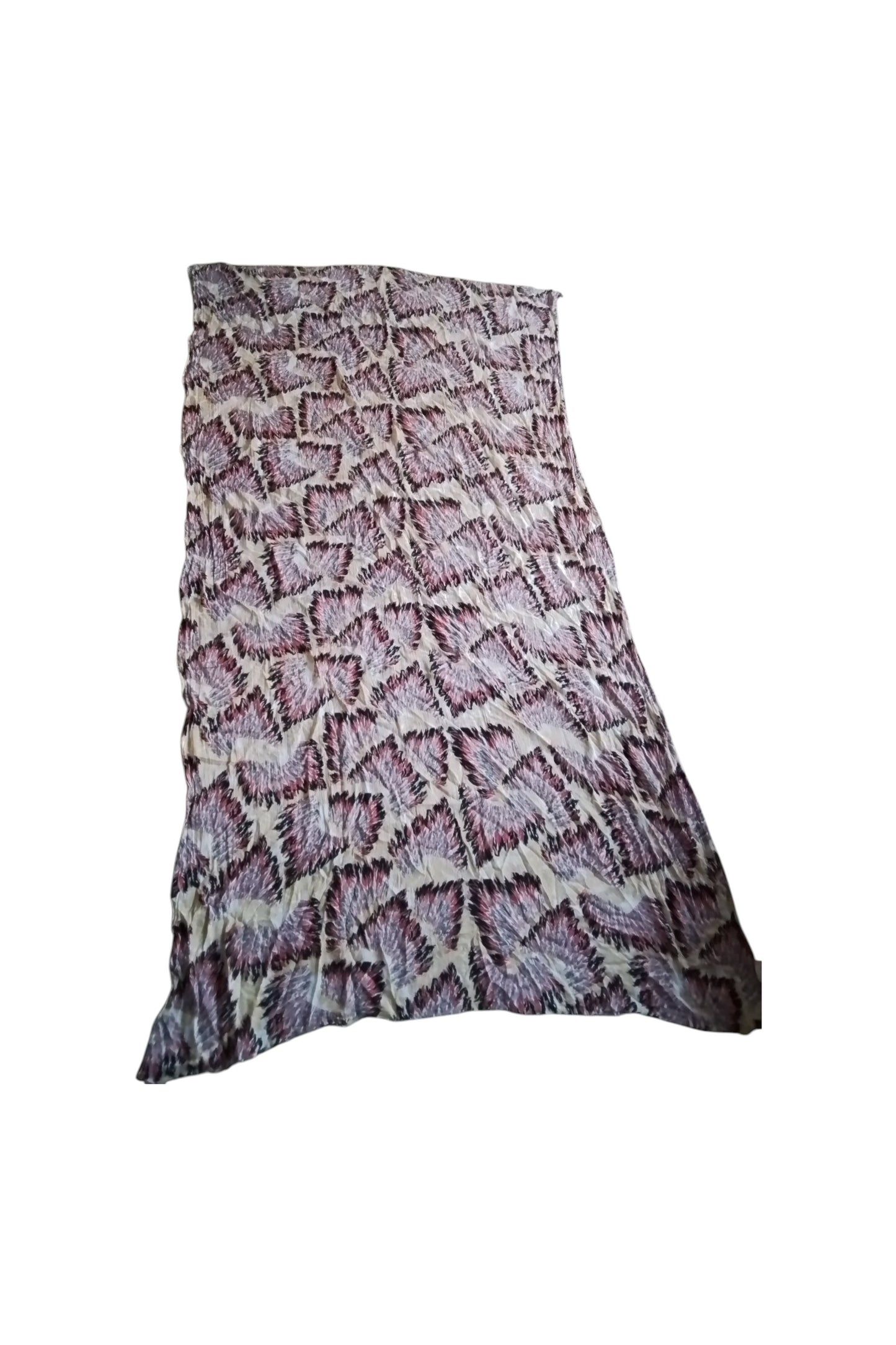 Grand foulard rectangle coton