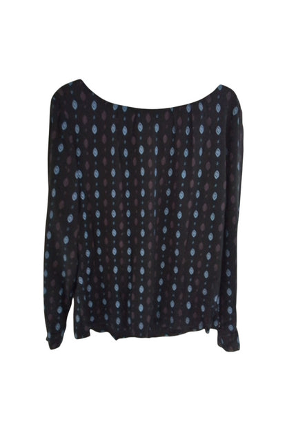 Top noir manches longues