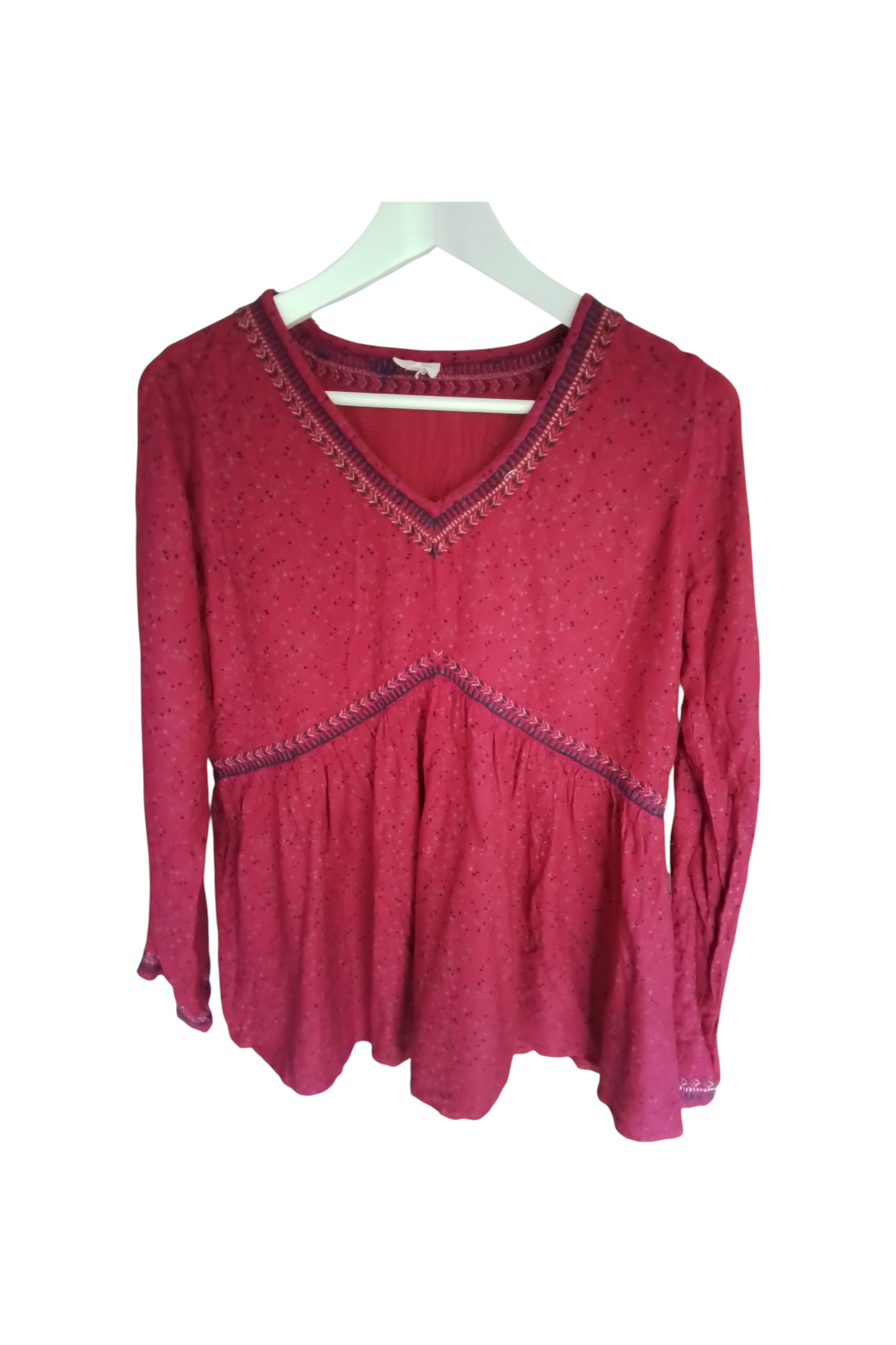 Top manches longues fuchsia